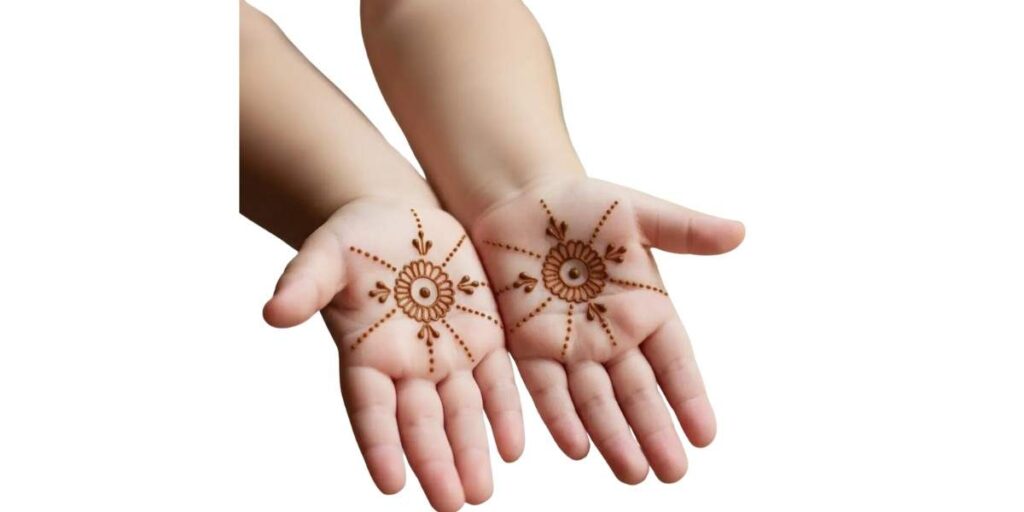 Cute Mehndi Designs For Kids
