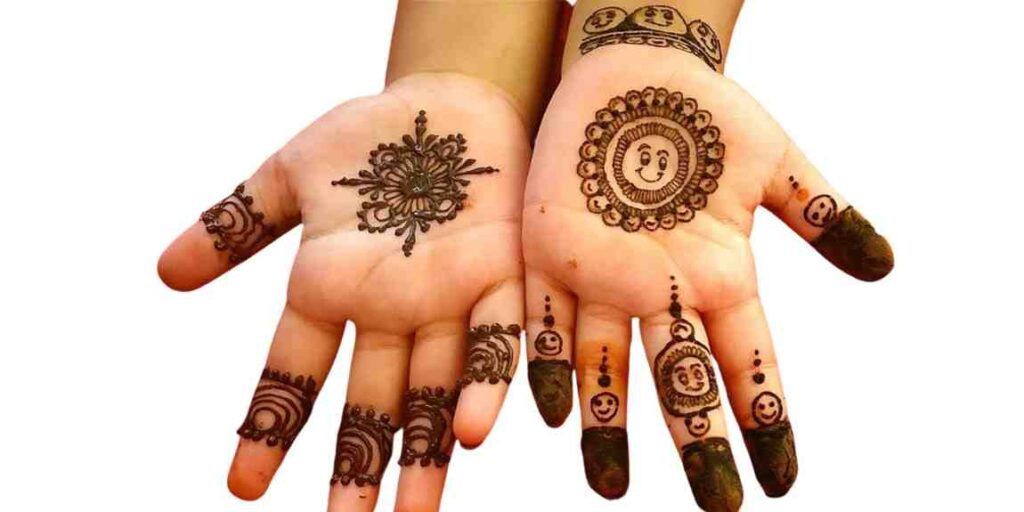 Cute Mehndi Designs For Kids