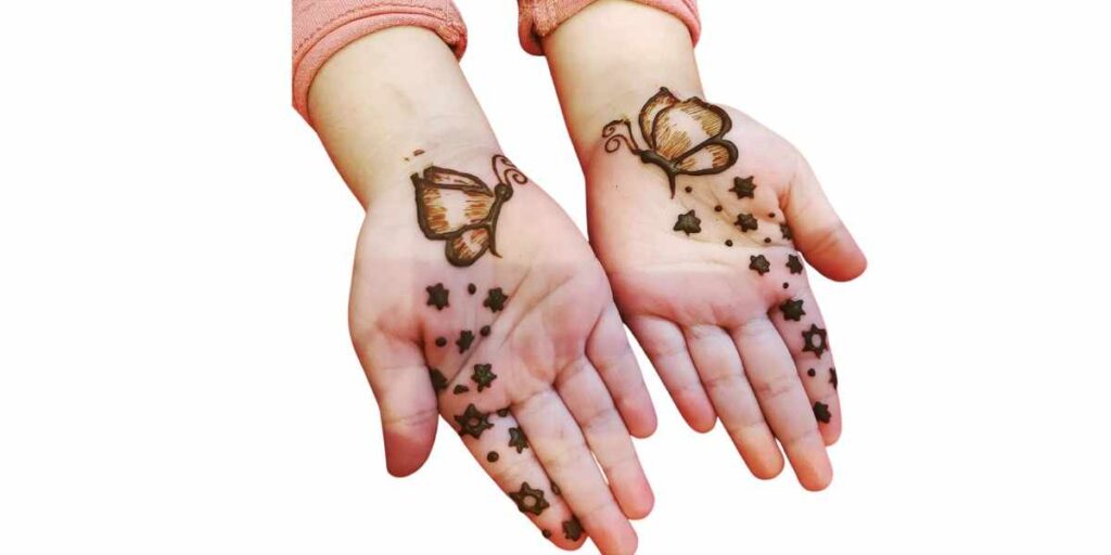 Cute Mehndi Designs For Kids