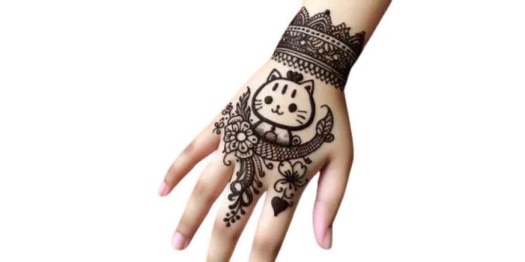 Cute Mehndi Designs For Kids