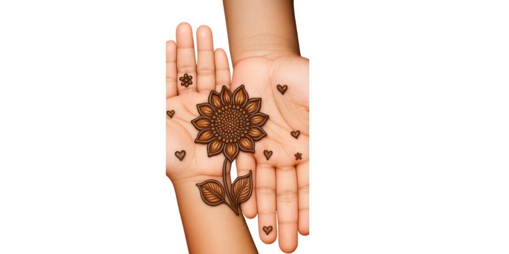 Cute Mehndi Designs For Kids