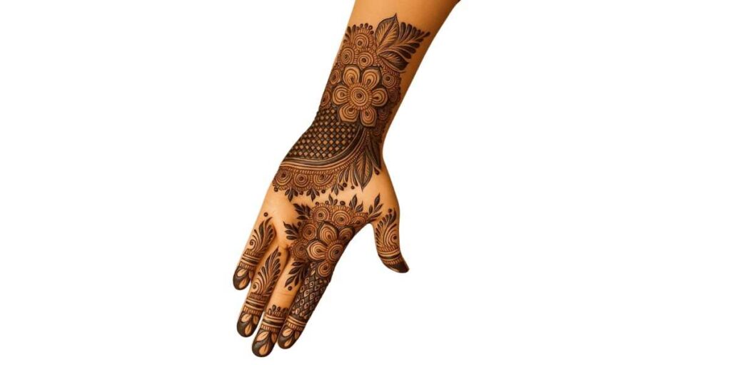 Front Hand Simple Mehndi Design