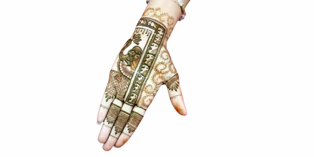 Front Hand Simple Mehndi Design