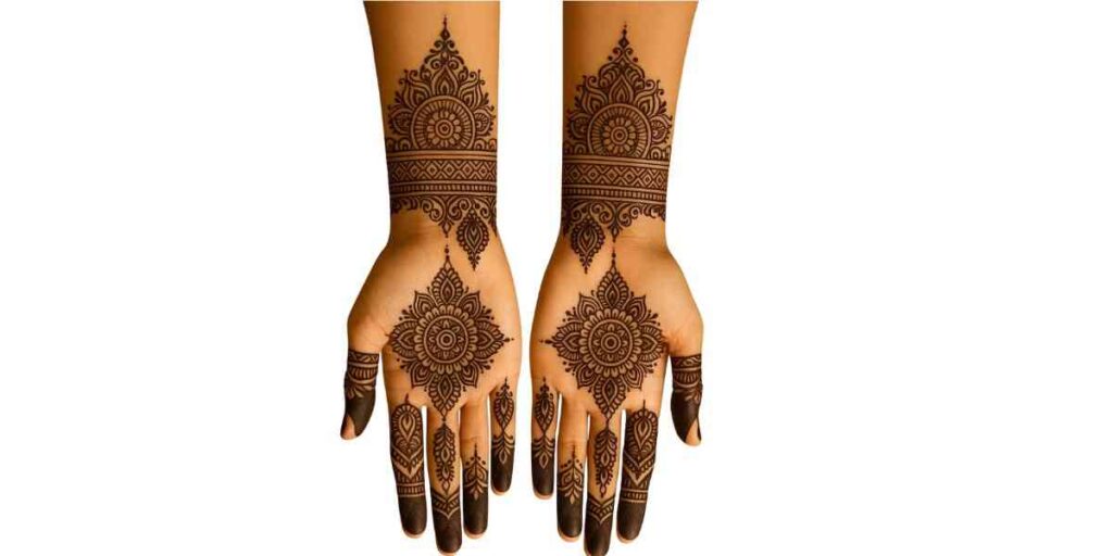 Front Hand Simple Mehndi Design