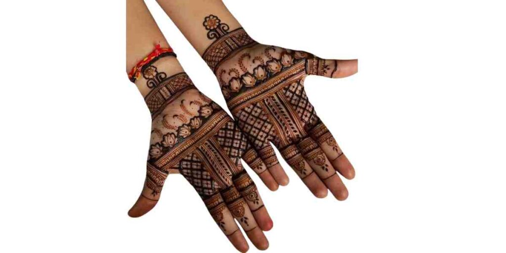 Front Hand Simple Mehndi Design