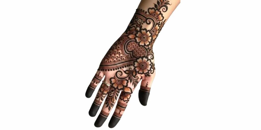 Front Hand Simple Mehndi Design