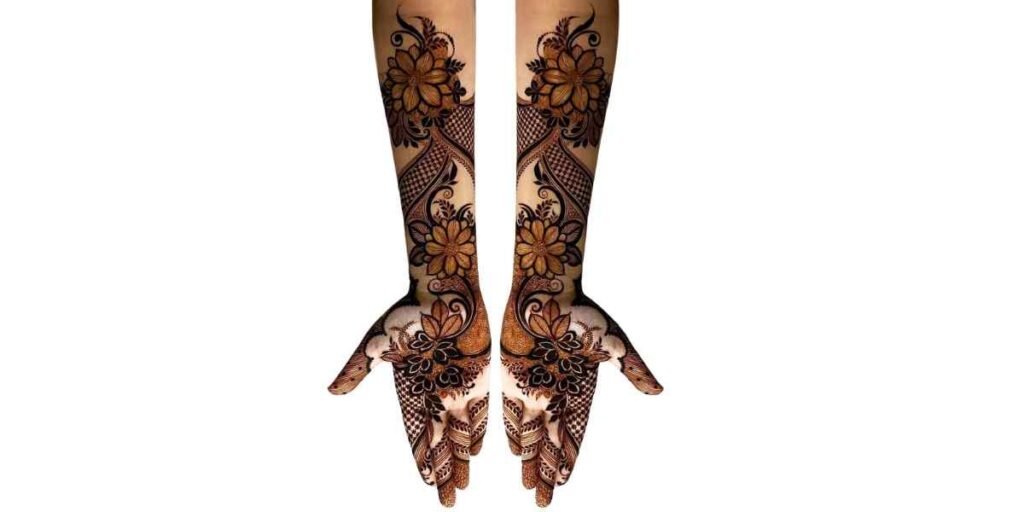 Front Hand Simple Mehndi Design