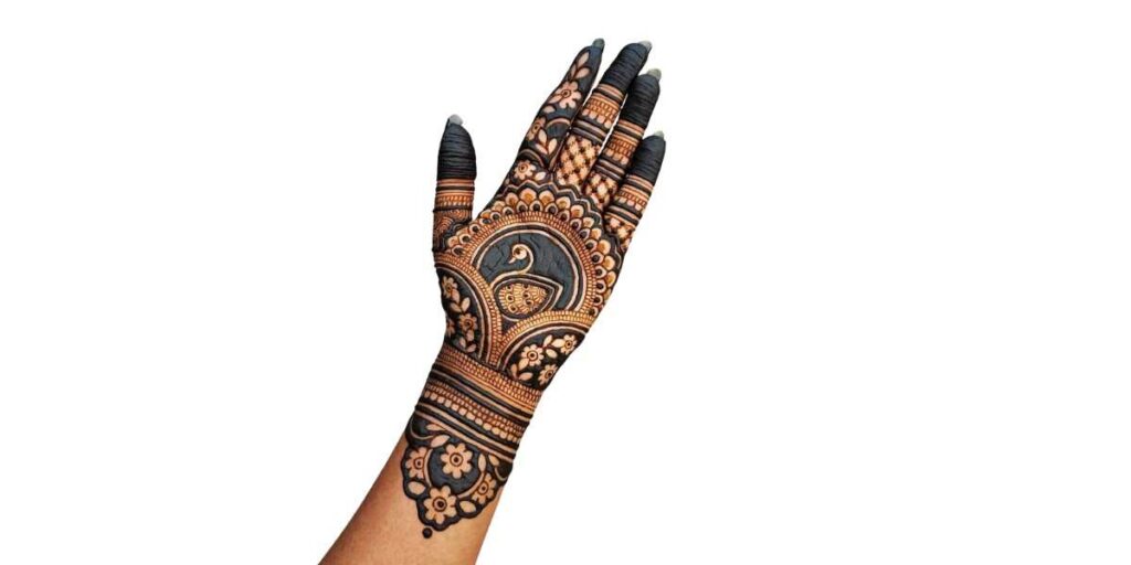 Front Hand Simple Mehndi Design