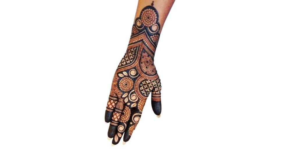 Front Hand Simple Mehndi Design