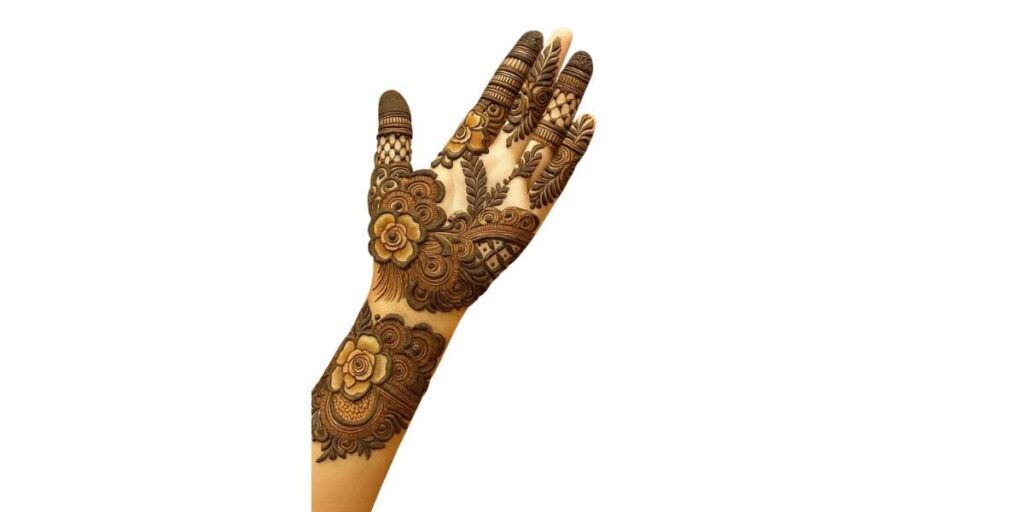 Front Hand Simple Mehndi Design