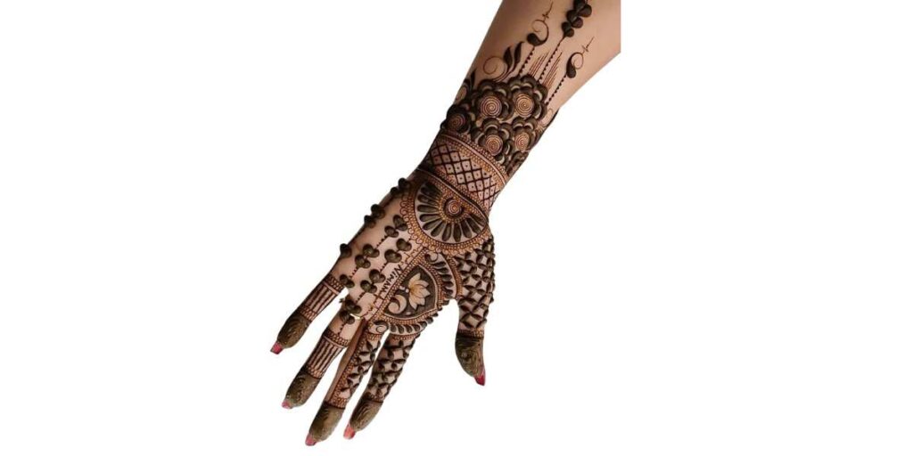 Front Hand Simple Mehndi Design