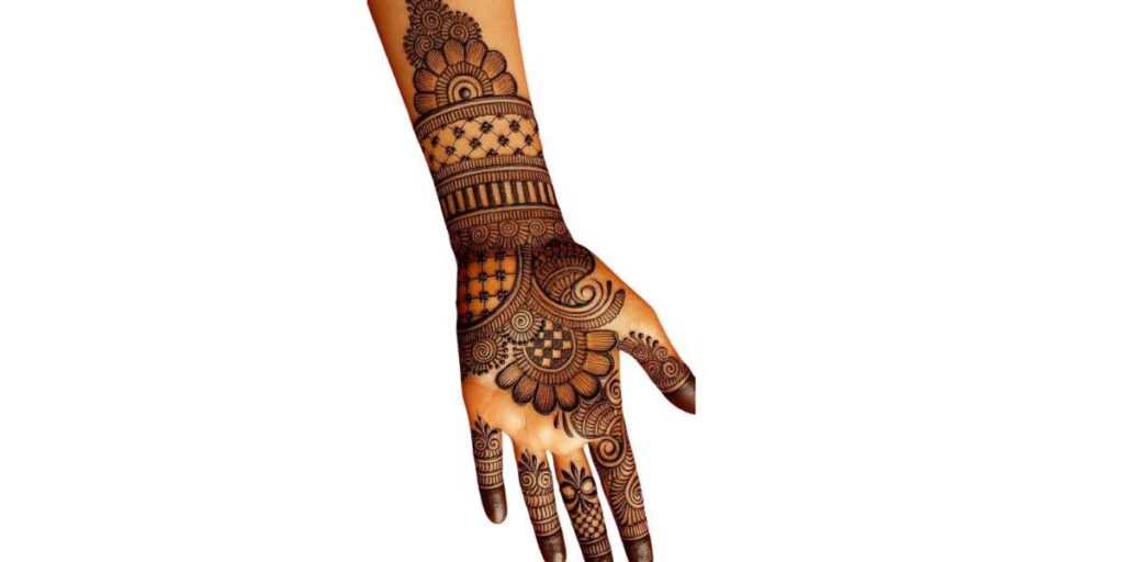 Front Hand Simple Mehndi Design