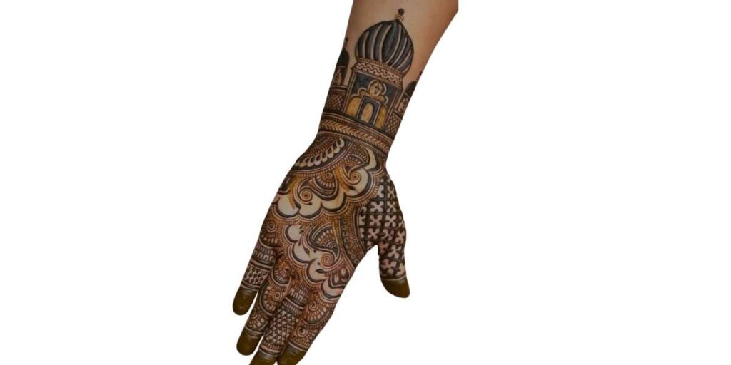 Front Hand Simple Mehndi Design