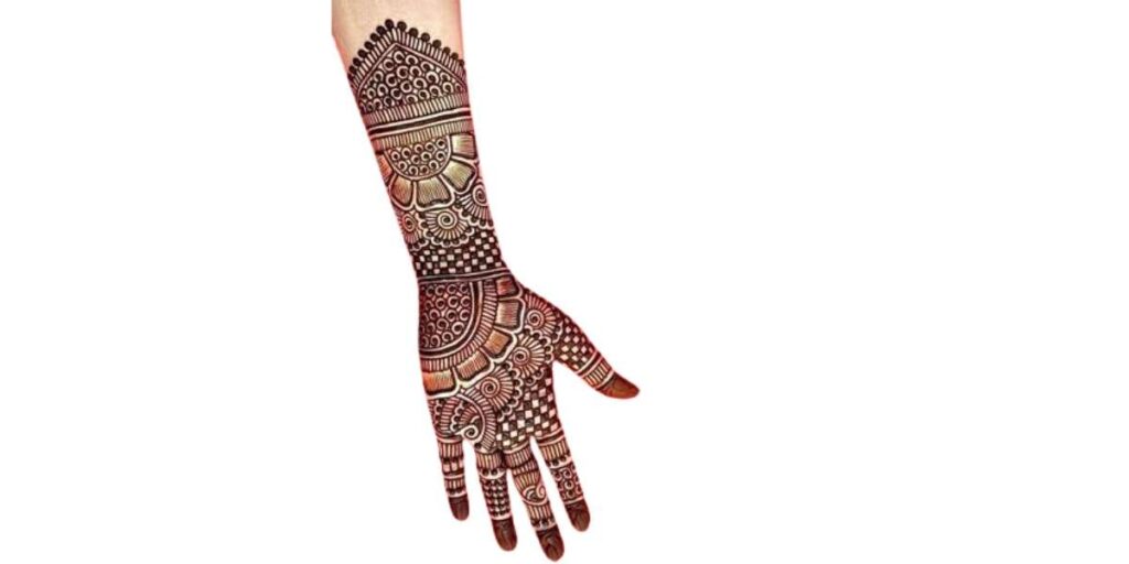 Front Hand Simple Mehndi Design