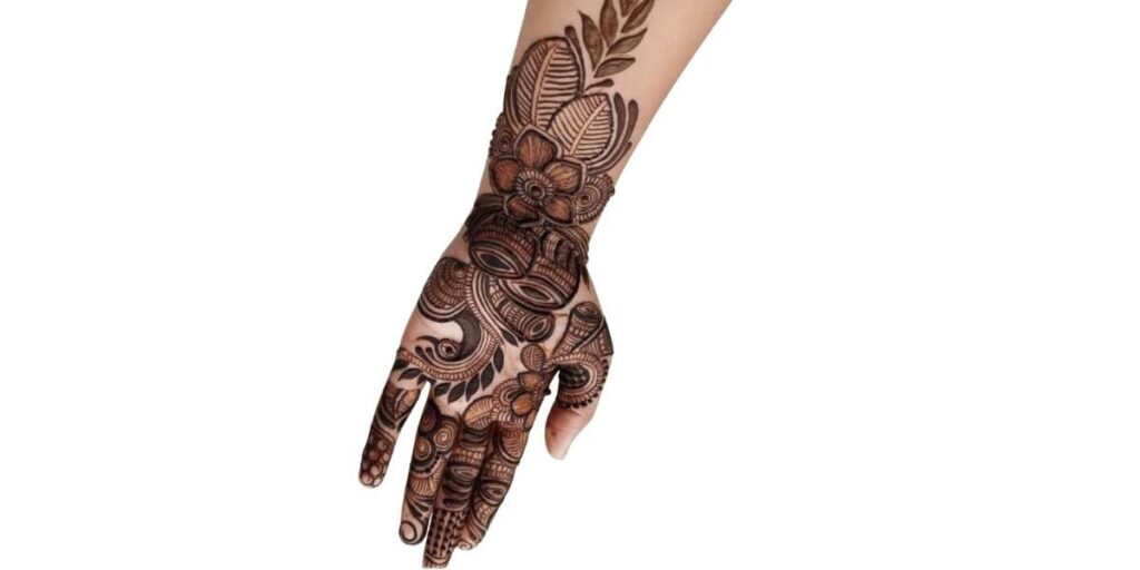Front Hand Simple Mehndi Design