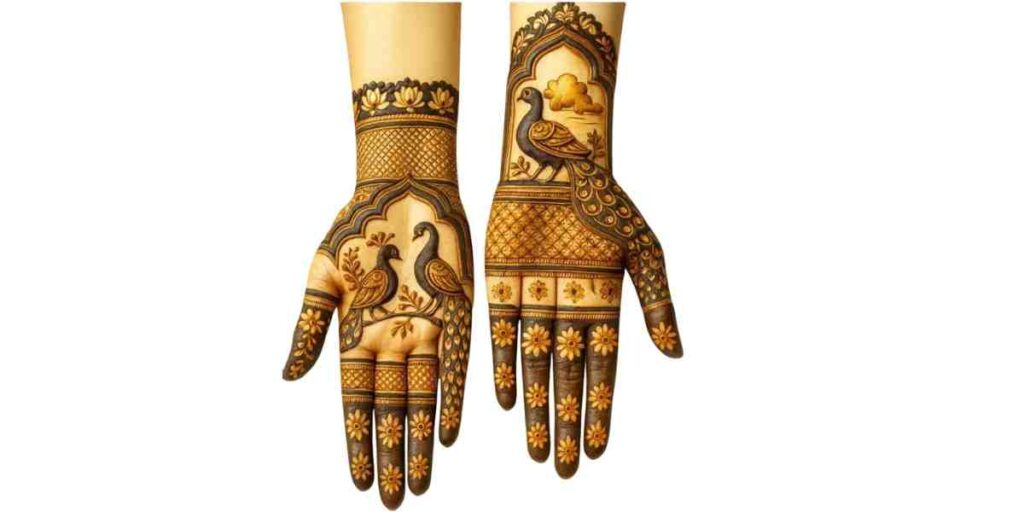 Front Hand Simple Mehndi Design