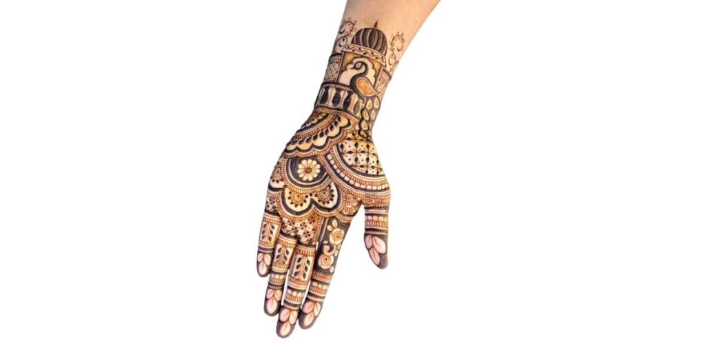 Front Hand Simple Mehndi Design