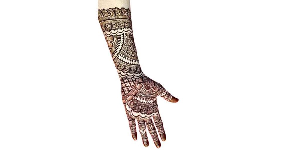 Front Hand Simple Mehndi Design