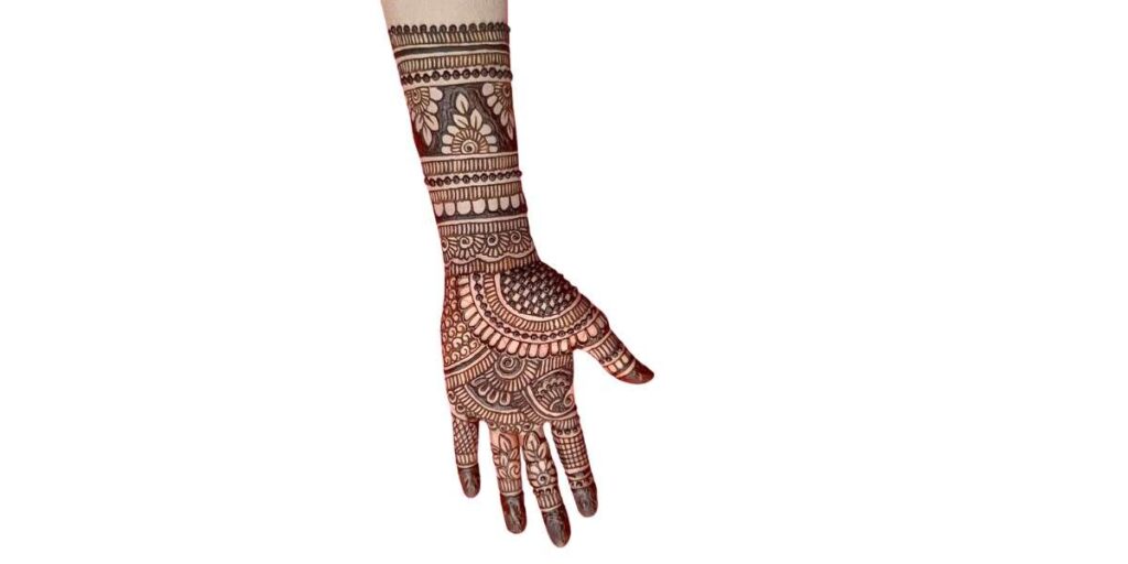 Front Hand Simple Mehndi Design