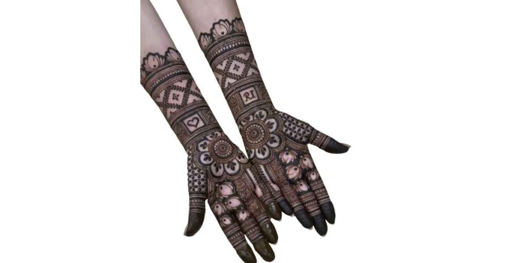 Front Hand Simple Mehndi Design