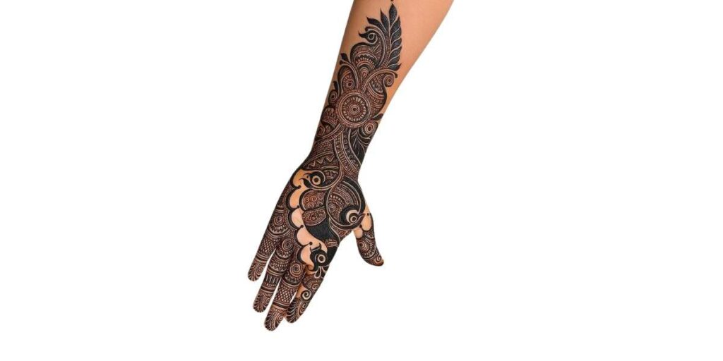 Front Hand Simple Mehndi Design