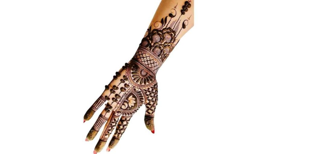 Front Hand Simple Mehndi Design