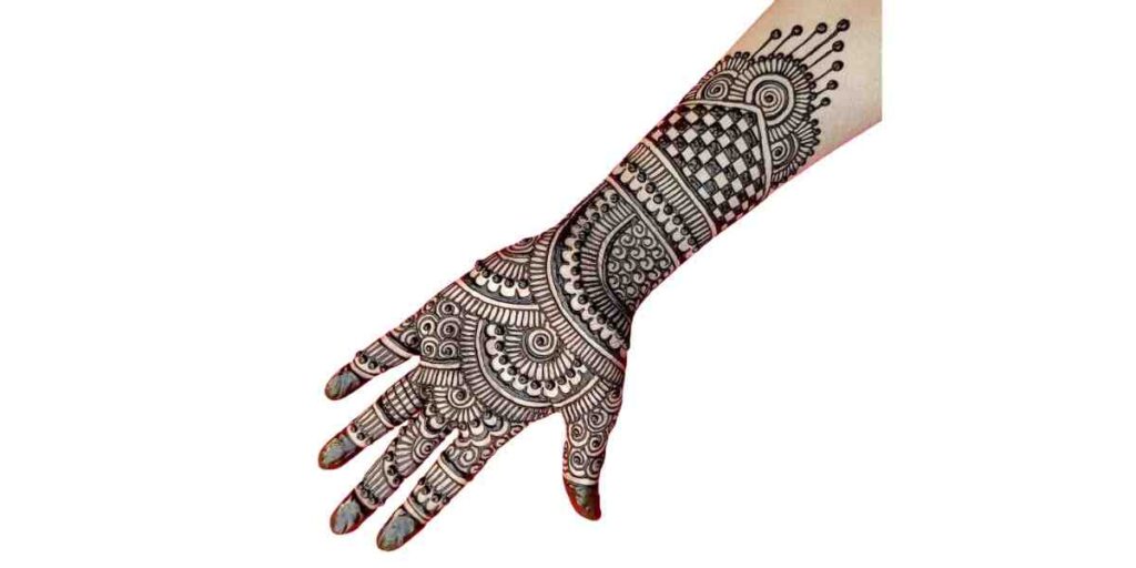 Front Hand Simple Mehndi Design