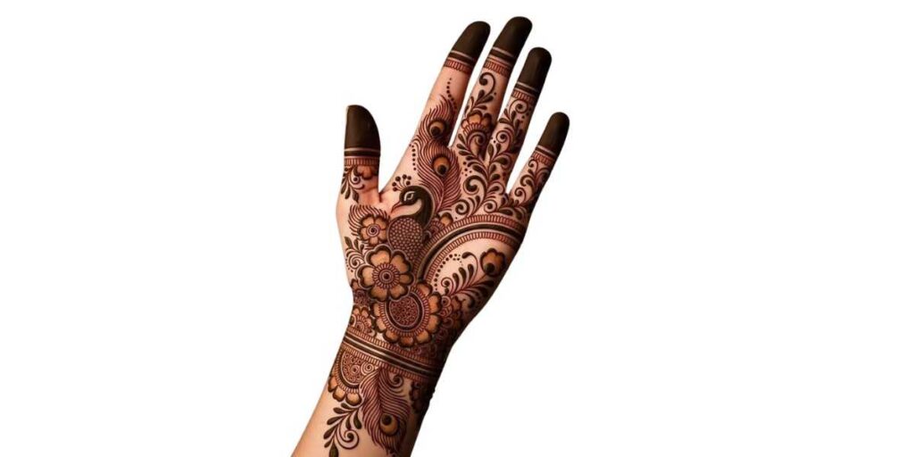 Front Hand Simple Mehndi Design