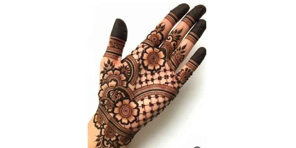 Front Hand Simple Mehndi Design