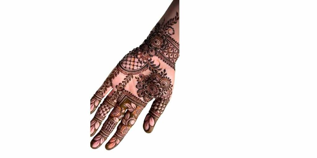 Front Hand Simple Mehndi Design