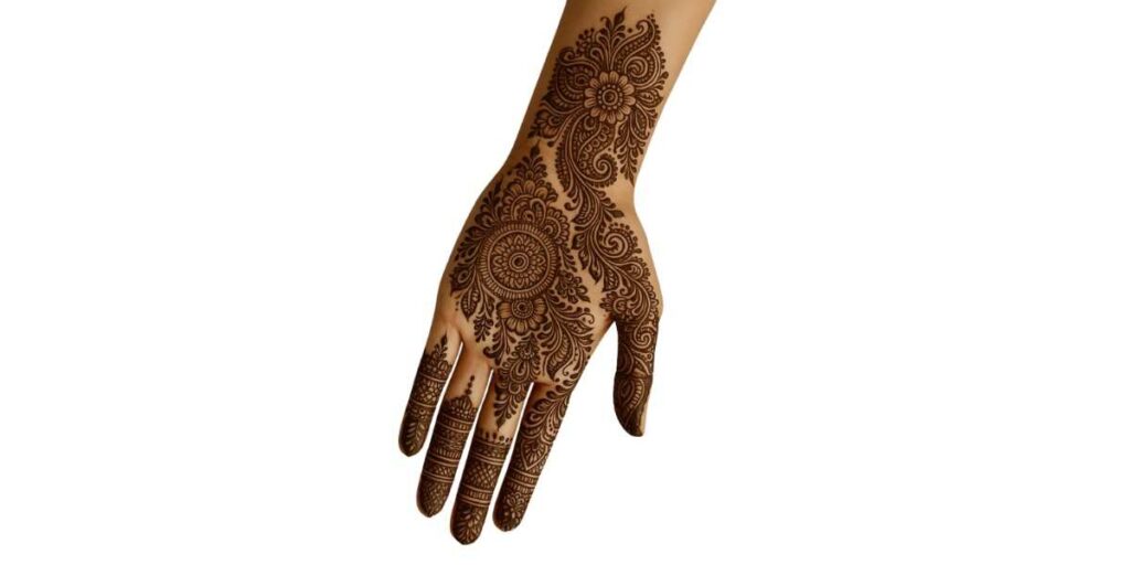 Front Hand Simple Mehndi Design