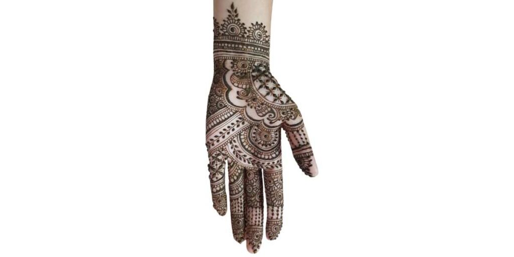 Front Hand Simple Mehndi Design