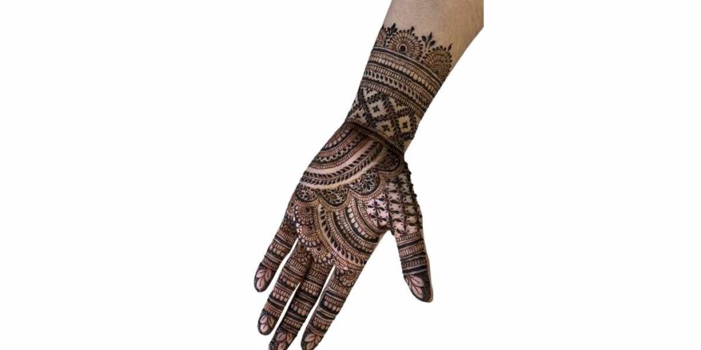 Front Hand Simple Mehndi Design