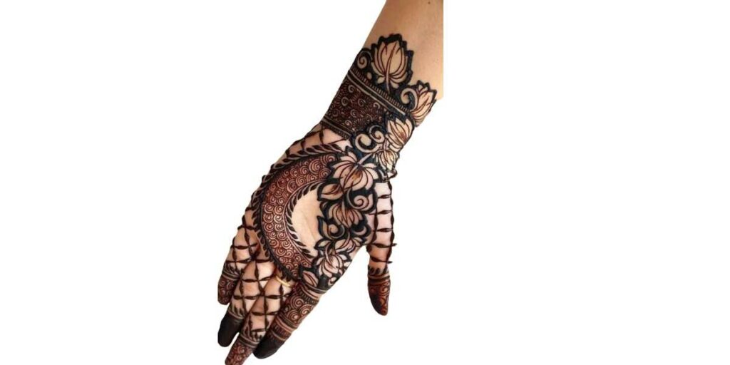 Front Hand Simple Mehndi Design