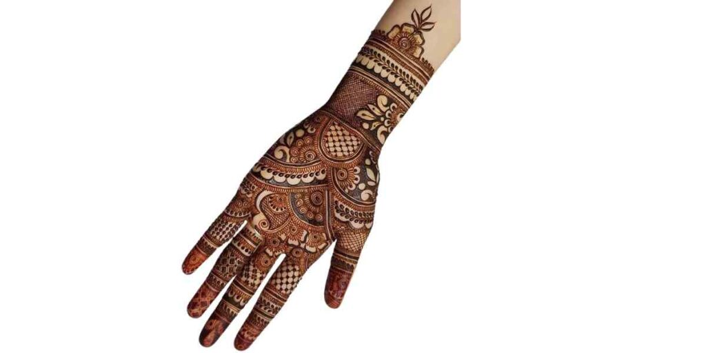 Front Hand Simple Mehndi Design