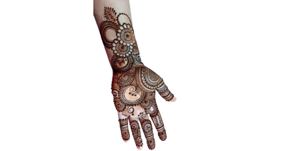 Front Hand Simple Mehndi Design