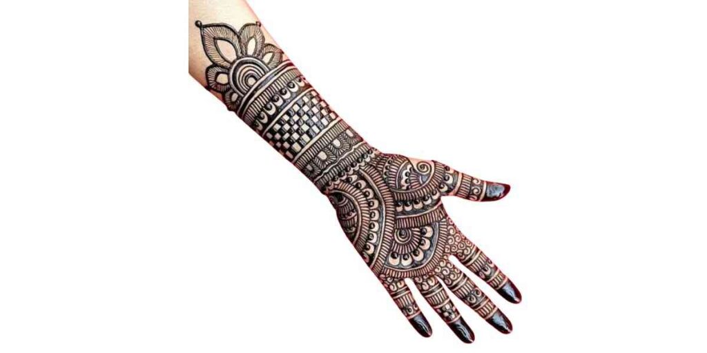 Front Hand Simple Mehndi Design