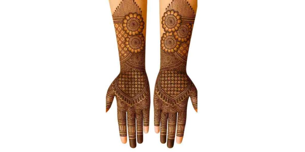 Elegant Full Hand Floral Mehndi Design for Brides & Festive Occasions