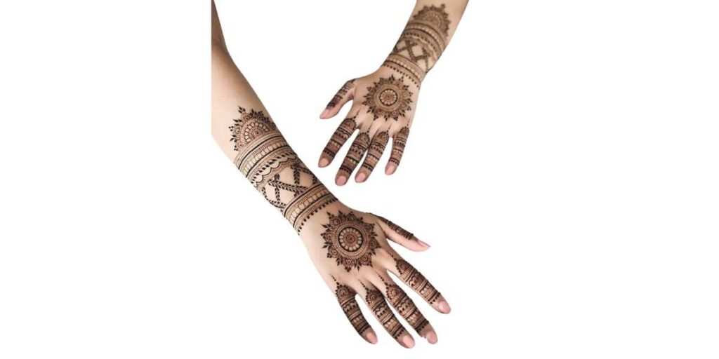 Elegant Mandala Mehndi Design Back Hand Traditional & Stylish Pattern