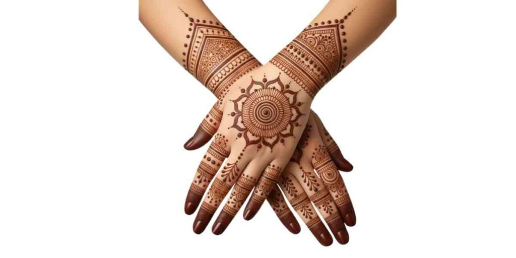 Bridal Floral Mehndi Design Back Hand Intricate & Stylish Pattern