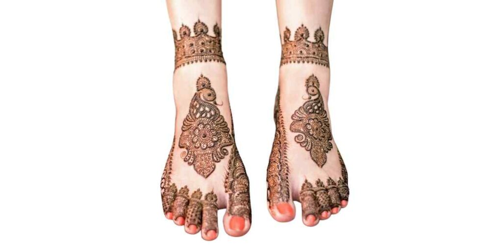 Stylish Foot Mehndi Design