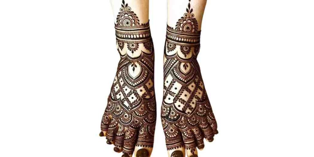 Stylish Foot Mehndi Design