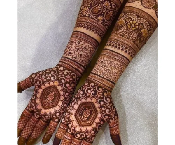 Arabic Bridal Mehndi Design