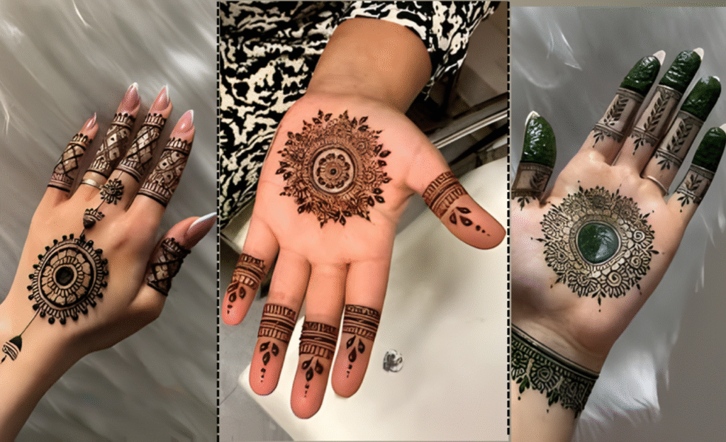 Easy Swirls Mandala Mehandi Stencil Pattern