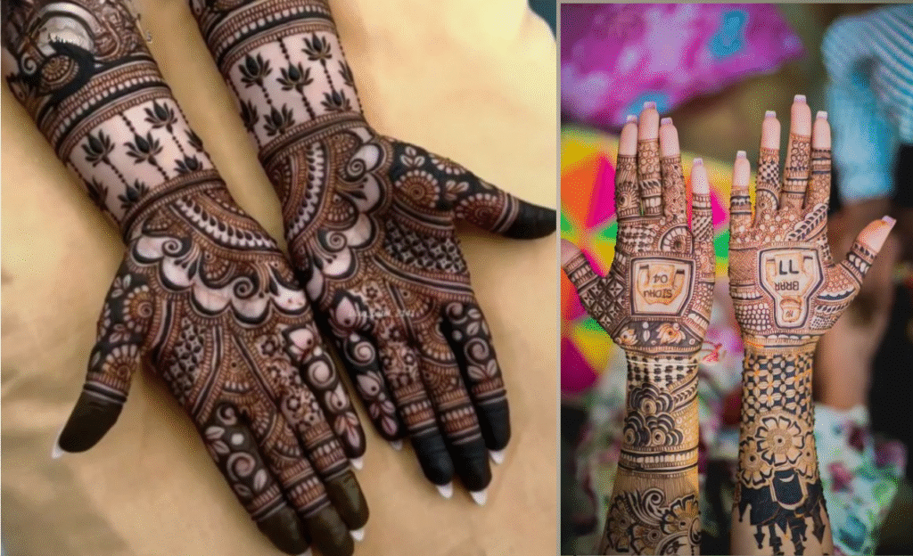 Half Hand Henna Design With Minimal Storytelling