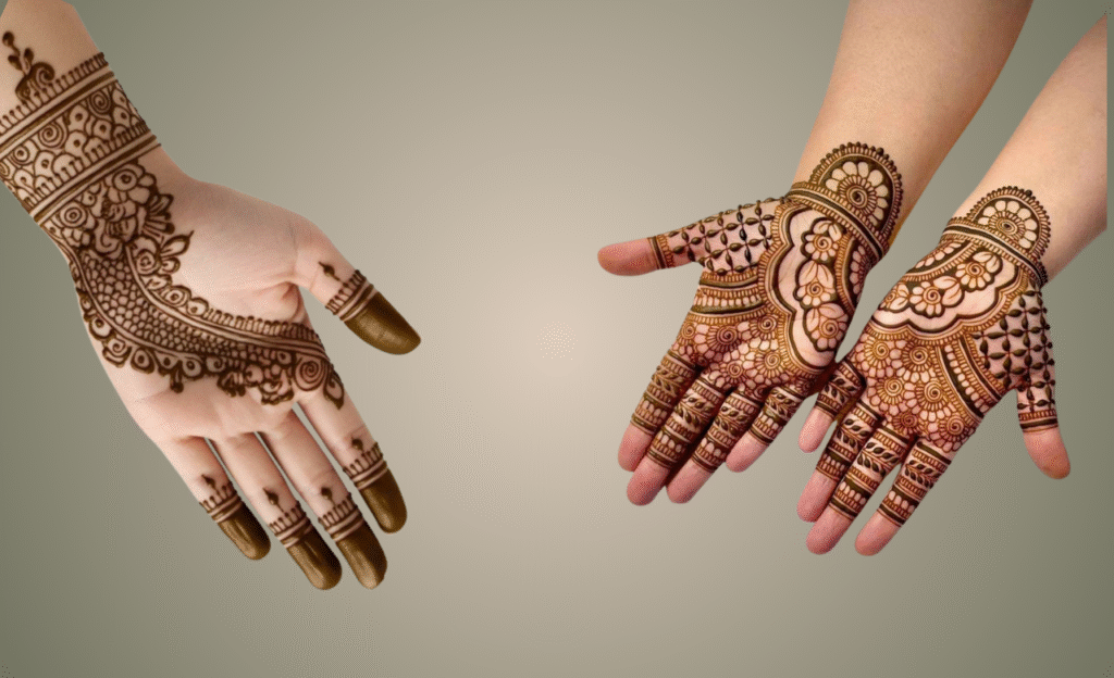 Half-Hand Indian Mehndi Designs