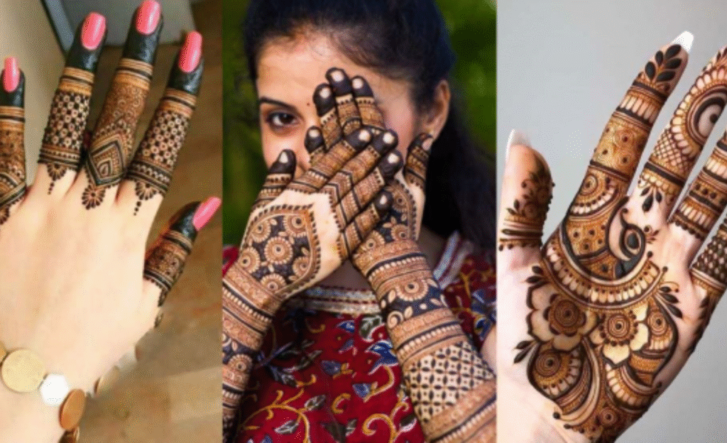 Hathphool Pattern Easy Arabic Mehendi Design