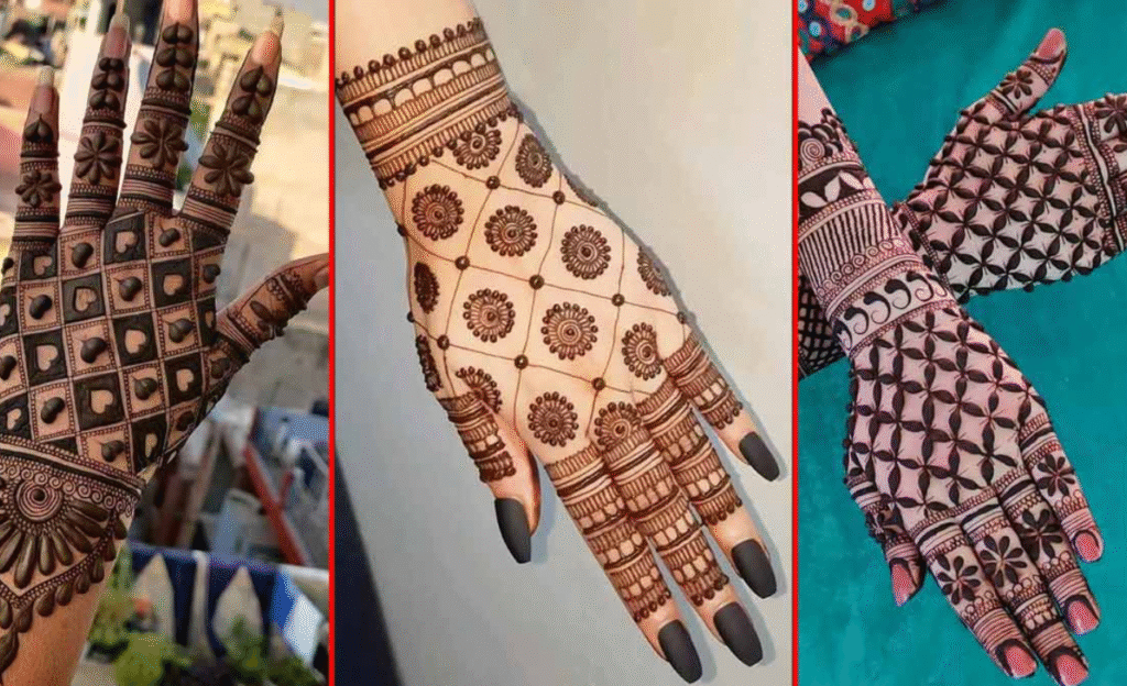 Jaali Back Hand Mehndi Design