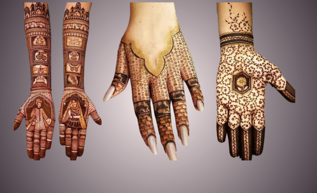 Jharokha Back Hand Mehndi Design