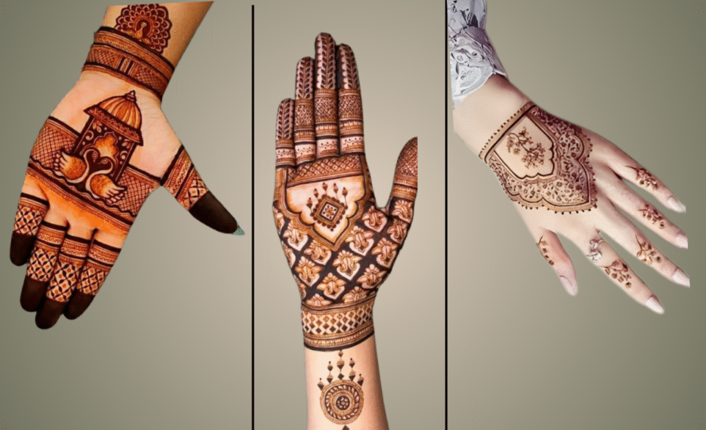 Jharokha Front Hand Mehndi Design